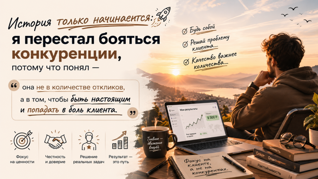 История только начинается: я перестал бояться конкуренции