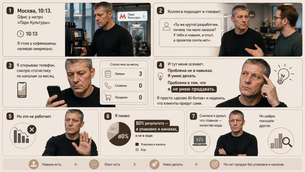 Сначала я думал, что главное — качество кода. Но цифры показали другое.