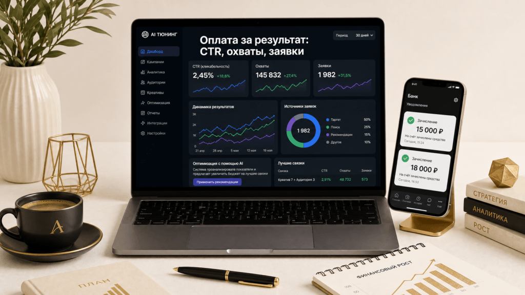 «Теперь я не генерирую. Я настраиваю. И беру по 15 000 ₽ за текст»
Сейчас я работаю с 2 постоянными клиентами из финансового сектора. Беру по 15 000–18 000 ₽ за текст. Не за 1 500 знаков, а за результат: рост CTR, вовлечённость, заявки.